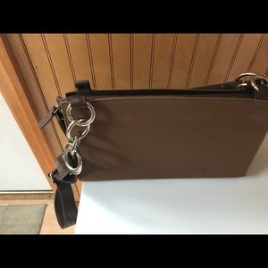 Brown Miche bag with covers